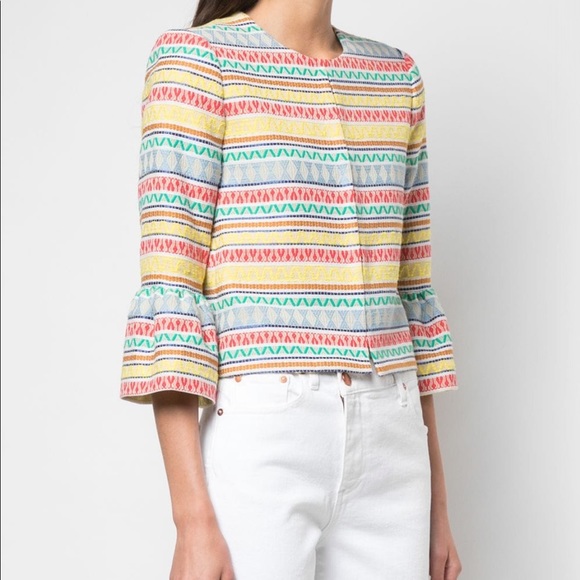 Alice + Olivia Kidman embroidered colorful jacket - Picture 2 of 12